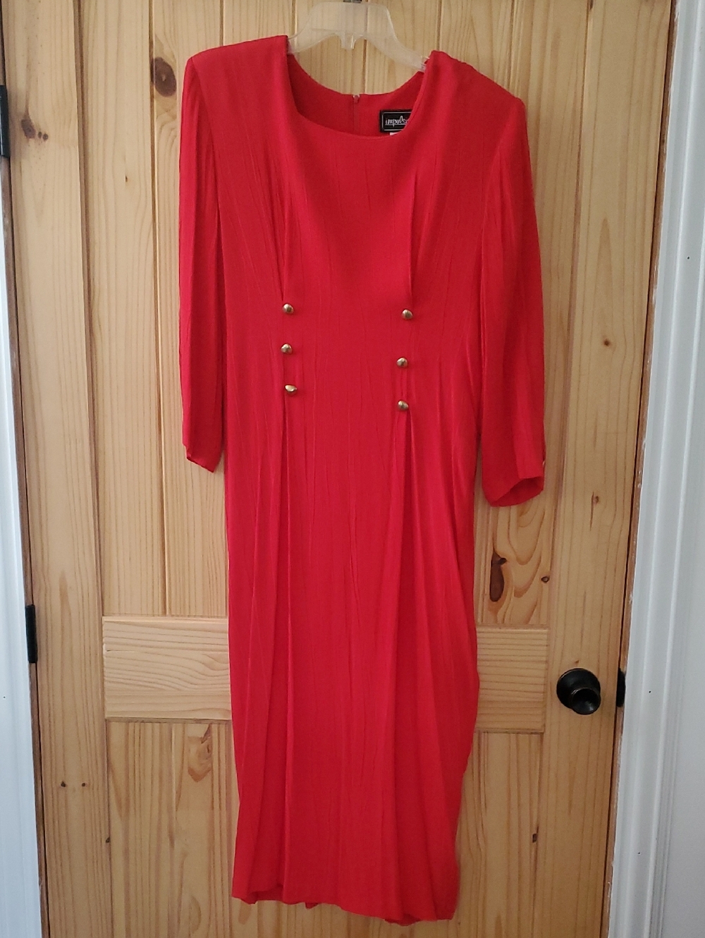 Vintage Impulsive Red Dress